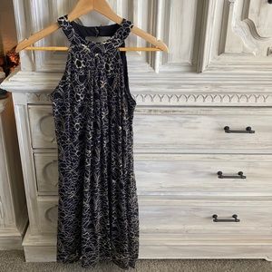 Black and gold A. Byer Dress